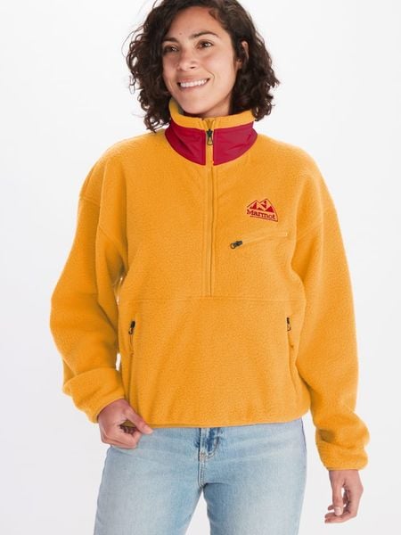 Marmot Bluza polarowa w kolorze żółtym rozmiar: S. Żółte bluzy bez kaptura damskie Marmot, s, z polaru. Za 110.55 zł.