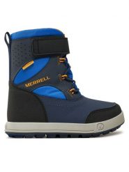 Merrell Śniegowce Snow Storm 3.0 Wtrpf MK267867 Niebieski. Niebieskie buty zimowe chłopięce MERRELL, z materiału, bez zapięcia. Za 359.99 zł.