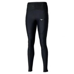 Legginsy z wieloma kieszeniami dla kobiet Mizuno. Czarne legginsy damskie Mizuno, l, bez wzorów, z materiału. Za 179.99 zł.