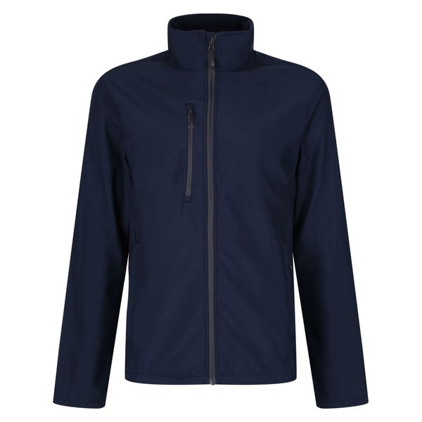 Kurtka Męska Honestly Made Recycled Soft Shell. Niebieskie kurtki męskie Regatta, m, bez wzorów, sportowe, bez kaptura. Za 199.99 zł.