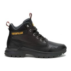 Buty Cat Caterpillar Colorado Sneaker Wp P725946 czarne. Czarne buty trekkingowe męskie z gumy, bez zapięcia. Za 723.17 zł.
