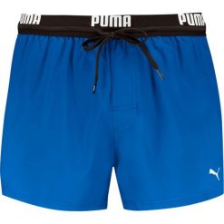 Kąpielówki męskie Logo Krótkie. Niebieskie kąpielówki męskie Puma, l, bez wzorów, na fitness i siłownię. Za 135.99 zł.