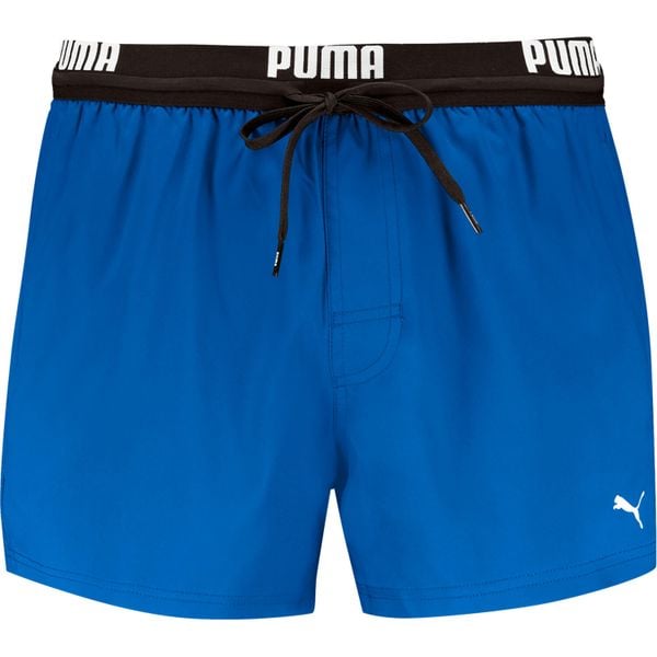Kąpielówki męskie Logo Krótkie. Niebieskie kąpielówki męskie Puma, m, bez wzorów. Za 135.99 zł.