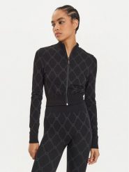 Hugo Bluzka 50518172 Czarny Regular Fit. Czarne topy sportowe damskie Hugo, xl, bez wzorów, z syntetyku, bez ramiączek. Za 289.99 zł.