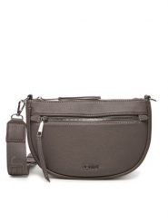 JENNY Torebka C-JNY-M-002-08 Szary. Szare listonoszki damskie Jenny, bez wzorów, z materiału, bez dodatków. Za 129.99 zł.
