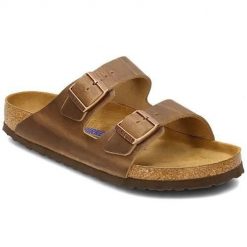 Klapki Birkenstock Arizona Tabacco. Brązowe klapki i japonki męskie Birkenstock, z materiału. Za 479.00 zł.