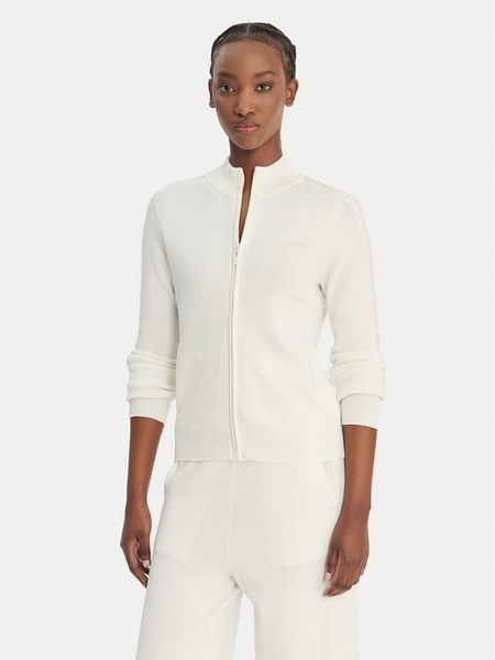 Guess Kardigan V6GR12 Z0752 Biały Regular Fit. Białe kardigany damskie Guess, s, z aplikacjami, z syntetyku. Za 569.99 zł.