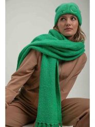 Josephine & Co Czapka w kolorze zielonym rozmiar: onesize. Zielone czapki zimowe damskie Josephine & Co, z wełny. Za 162.49 zł.