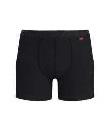 M BOXERSHORTS TRANSTEX LIGHT 100. Czarne bokserki męskie LOFFLER, bez wzorów, z materiału. Za 174.31 zł.