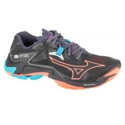 Męskie Buty Do Siatkówki Wave Lightning Z8. Czarne buty trekkingowe męskie Mizuno, bez zapięcia, do siatkówki. Za 692.99 zł.