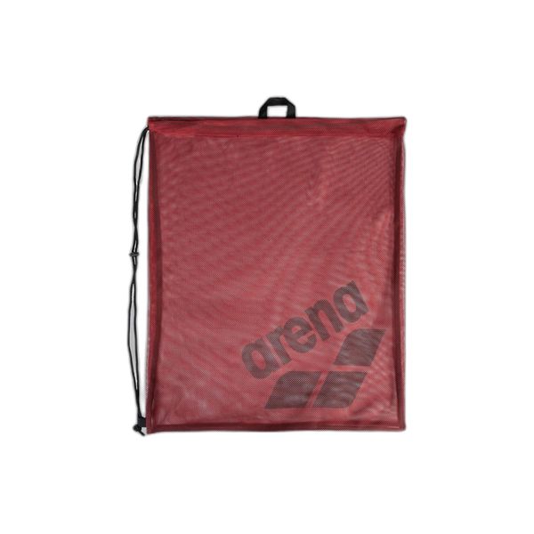 Torba siatkowa Arena One Go. Czerwone torebki klasyczne damskie Arena, bez wzorów, z meshu, bez dodatków. Za 64.99 zł.