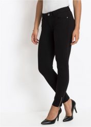 Tregginsy. Czarne legginsy damskie bonprix, bez wzorów. Za 149.99 zł.
