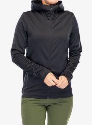 Bluza polarowa damska Peak Performance Rider Tech Zip Hood. Czarne bluzy z kapturem damskie Peak Performance, xs, z elastanu. Za 456.49 zł.