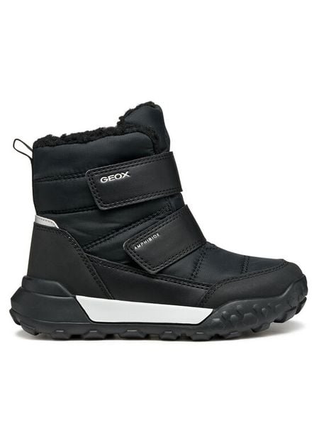 Geox Śniegowce J Trekkyup B Abx J46MBF 0FU54 C9999 D Czarny. Czarne buty zimowe chłopięce Geox, z materiału. Za 269.99 zł.