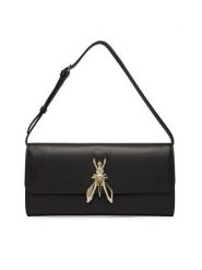 Patrizia Pepe Torebka 8B0304/L061 Czarny. Czarne torebki klasyczne damskie Patrizia Pepe, bez wzorów, ze skóry, bez dodatków. Za 1,129.00 zł.