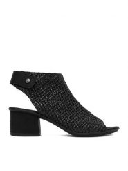 Rieker Sandały CEO-64670-00 Czarny. Czarne sandały damskie Rieker, bez wzorów, z syntetyku, bez obcasa, na słupku. Za 319.99 zł.