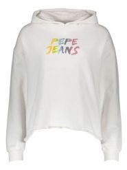 Pepe Jeans Bluza w kolorze białym rozmiar: M. Białe bluzy z kapturem damskie Pepe Jeans, m, z jeansu. Za 161.34 zł.