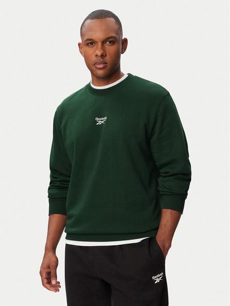Reebok Bluza Arrigan RK25547CCM Zielony Regular Fit. Zielone bluzy bez kaptura męskie Reebok, m, z syntetyku. Za 199.99 zł.