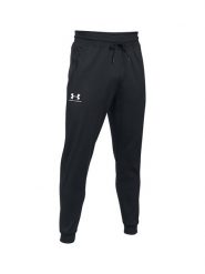Under Armour Spodnie dresowe w kolorze czarnym rozmiar: L. Czarne spodnie dresowe męskie Under Armour, bez wzorów, z dresówki. Za 183.15 zł.