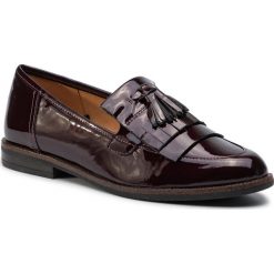 Lordsy CAPRICE - 9-24200-23 Brdeaux Pate 541. Czerwone mokasyny damskie Caprice, ze skóry. Za 299.00 zł.