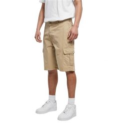Szorty bermudzkie cargo Urban Classics Big. Brązowe szorty męskie Urban Classics, na lato, bez wzorów. Za 191.05 zł.
