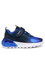 Geox Sneakersy J Activart Illuminus J56LYA 02A9J C4226 S Granatowy. Niebieskie buty sportowe chłopięce Geox, z materiału, bez zapięcia. Za 189.99 zł.