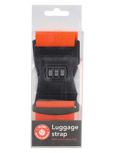 Beagles Pas w kolorze pomarańczowym do walizki - dł. 190 cm rozmiar: onesize. Pomarańczowe paski damskie Beagles, bez wzorów, z materiału. Za 32.67 zł.