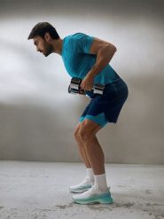 4F Spodenki treningowe szybkoschnące męskie - turkusowe S. Niebieskie szorty sportowe męskie 4f, m, na fitness i siłownię. Za 169.99 zł.