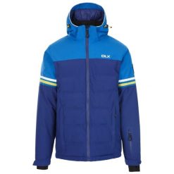 Kurtka Narciarska Męska Deacon DLX. Niebieskie kurtki męskie Trespass, na zimę, m, bez wzorów, sportowe, bez kaptura. Za 556.99 zł.