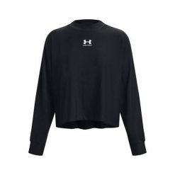 Bluza treningowa damska Under Armour 1376995001. Czarne bluzy bez kaptura damskie Under Armour, l. Za 357.00 zł.