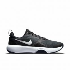 Obuwie Sportowe Damskie Nike City Rep Czarny. Czarne buty sportowe na co dzień damskie Nike, bez wzorów, z materiału, trekkingowe. Za 289.00 zł.