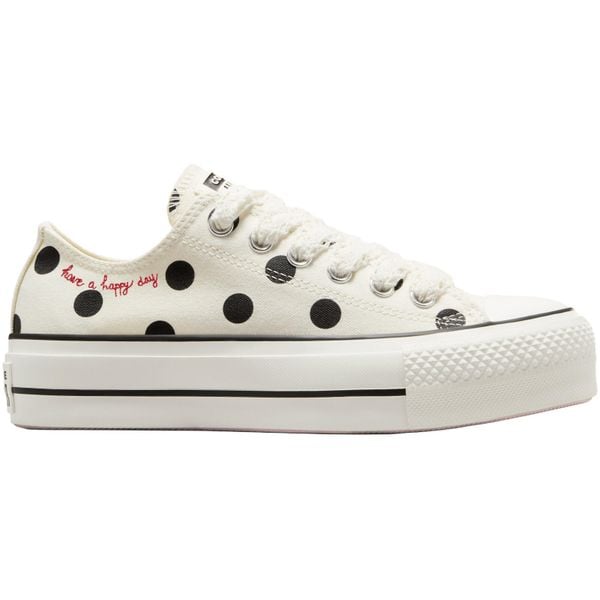 Buty sportowe Converse Chuck Taylor All Star Lift Platform Polka Dots. Brązowe buty sportowe na co dzień damskie Converse, bez zapięcia. Za 590.00 zł.