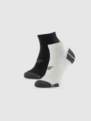 4F Skarpetki krótkie treningowe (2-pack) męskie - multikolor 39-42. Szare skarpetki męskie 4f, bez wzorów. Za 39.99 zł.