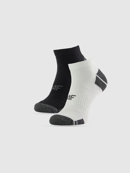 4F Skarpetki krótkie treningowe (2-pack) męskie - multikolor 39-42. Szare skarpetki męskie 4f, bez wzorów. Za 39.99 zł.