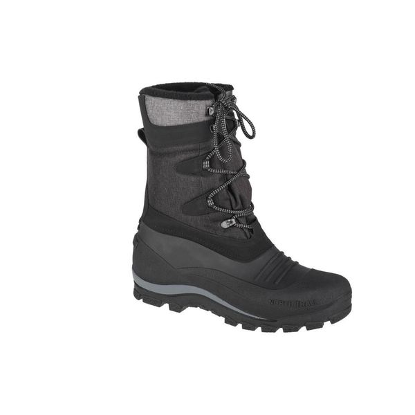Buty zimowe męskie, CMP Nietos. Czarne buty trekkingowe męskie CMP, na zimę, z materiału, bez zapięcia, outdoorowe. Za 319.99 zł.