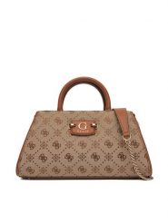 Guess Torebka Neda HWJP96 54060 Brązowy. Brązowe torebki klasyczne damskie Guess, z aplikacjami, z materiału, bez dodatków. Za 579.99 zł.