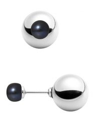 Pearline Srebrne kolczyki-wkrętki z perłami rozmiar: onesize. Niebieskie kolczyki damskie Pearline, z perłą, srebrne. Za 382.99 zł.