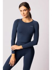 Spaio Koszulka sportowa "Adapt" w kolorze niebieskim rozmiar: M. Niebieskie bluzki sportowe damskie Spaio, m, bez wzorów, z materiału, bez ramiączek. Za 172.49 zł.
