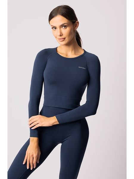 Spaio Koszulka sportowa "Adapt" w kolorze niebieskim rozmiar: L. Niebieskie bluzki sportowe damskie Spaio, l, z materiału, bez kołnierzyka, bez ramiączek. Za 152.62 zł.