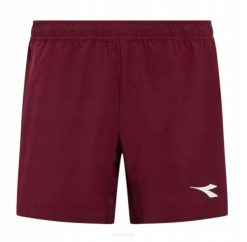 Spodenki tenisowe Diadora Shorts Icon. Fioletowe szorty damskie Diadora, bez wzorów, z elastanu, eleganckie. Za 181.30 zł.