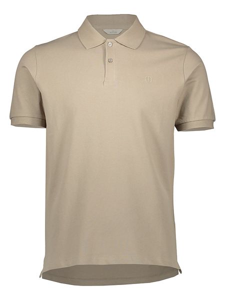 DSTREZZED Koszulka polo w kolorze beżowym rozmiar: M. Brązowe koszulki polo męskie DSTREZZED, m, bez wzorów, z bawełny, bez ramiączek. Za 139.95 zł.