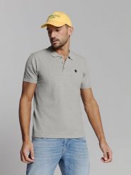 No Excess Koszulka polo w kolorze szarym rozmiar: 3XL. Szare koszulki polo męskie No Excess, xl, bez wzorów, bez ramiączek. Za 86.99 zł.