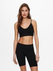 ONLY Biustonosz top Vicky 15201539 Czarny. Czarne biustonosze Only, m, bez wzorów, z syntetyku, bez kołnierzyka. Za 49.99 zł.