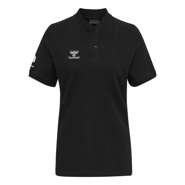 Damska koszulka polo Hummel Move Grid. Czarne bluzki damskie HUMMEL, xs, bez wzorów, bez kołnierzyka, bez ramiączek. Za 168.00 zł.
