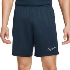 Męskie Spodenki Academy 23 DriFIT. Niebieskie szorty męskie Nike, bez kołnierzyka. Za 154.99 zł.