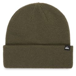 Czapka Quiksilver. Brązowe czapki męskie Quiksilver, na zimę, bez wzorów. Za 69.99 zł.