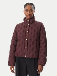 Tommy Hilfiger Kurtka puchowa WW0WW49855 Bordowy Regular Fit. Czerwone kurtki damskie Tommy Hilfiger, s, bez wzorów, z puchu, bez kaptura. Za 949.99 zł.