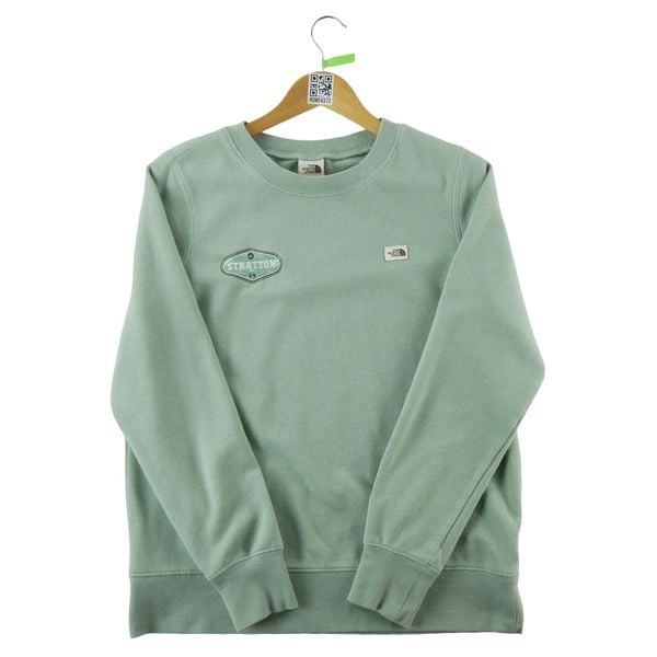 Second life - Bluza damska The North Face zielona - Stan bardzo dobry. Zielone bluzy z kapturem damskie The North Face, l, z materiału. Za 106.46 zł.