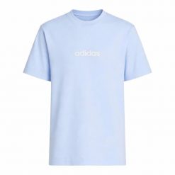 Koszulka adidas Essentials. Niebieskie t-shirty sportowe męskie Adidas, m, z bawełny, bez ramiączek, do biegania. Za 89.95 zł.