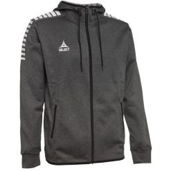 Bluza piłkarska męska rozpinana z kapturem Select Monaco ZIP Hoodie szara. Szare bluzy z kapturem męskie Select, m. W wyprzedaży za 228.55 zł.